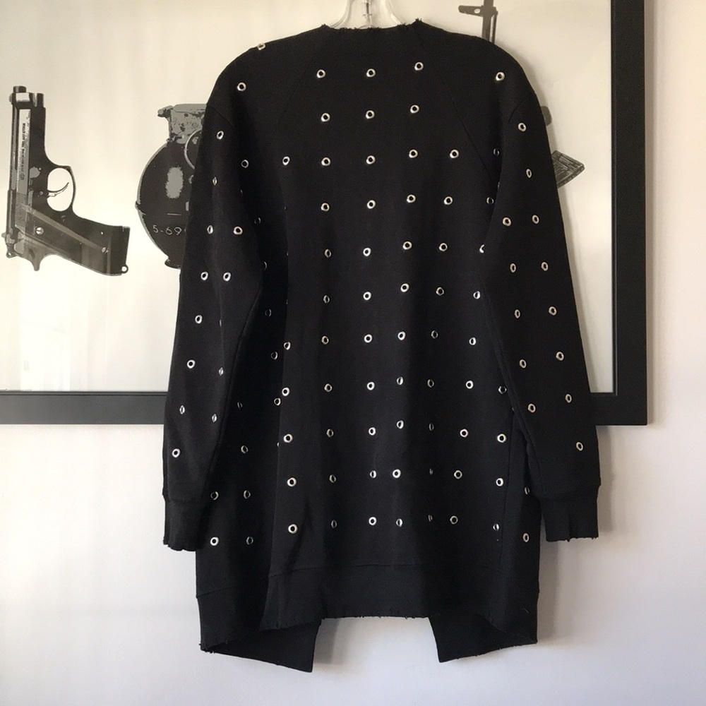 RtA Serge grommet cardigan S - Picture 4 of 16